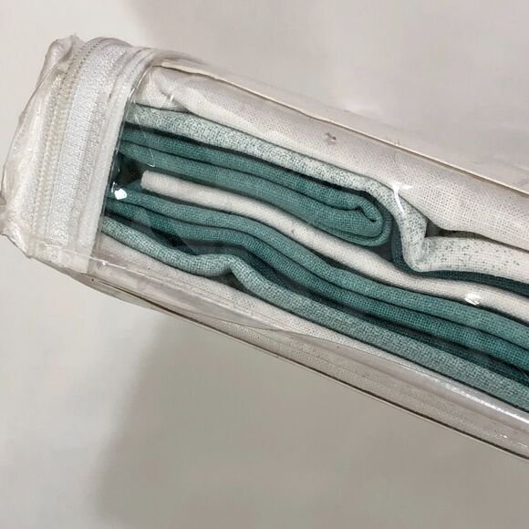 Vue Signature Arashi Green Ombre Embroidered Window Panel 52" W x 95" L 1 Panel - Picture 7 of 8